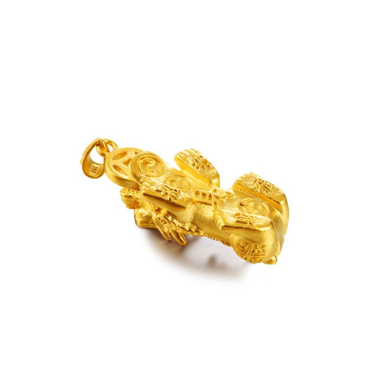 Herencia Jewelry Gold-FILLED Money Pixiu Pendant(L089) Necklace for Men & Women 24k Color Gold-Plated Copper Custom Script Name Pendant Wholesale Fashion Trend