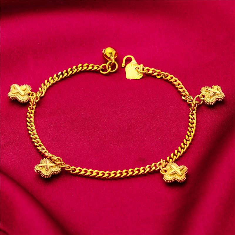 2025 New Accessories Bracelet Five-Pointed Star Heart Bracelet Gift Jewelry Heart Accessories Bracelet 24K Gold Filled (L116) unique design
