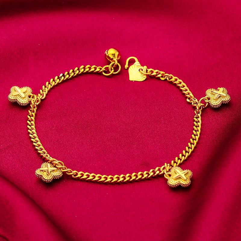 2025 New Accessories Bracelet Five-Pointed Star Heart Bracelet Gift Jewelry Heart Accessories Bracelet 24K Gold Filled (L116) unique design